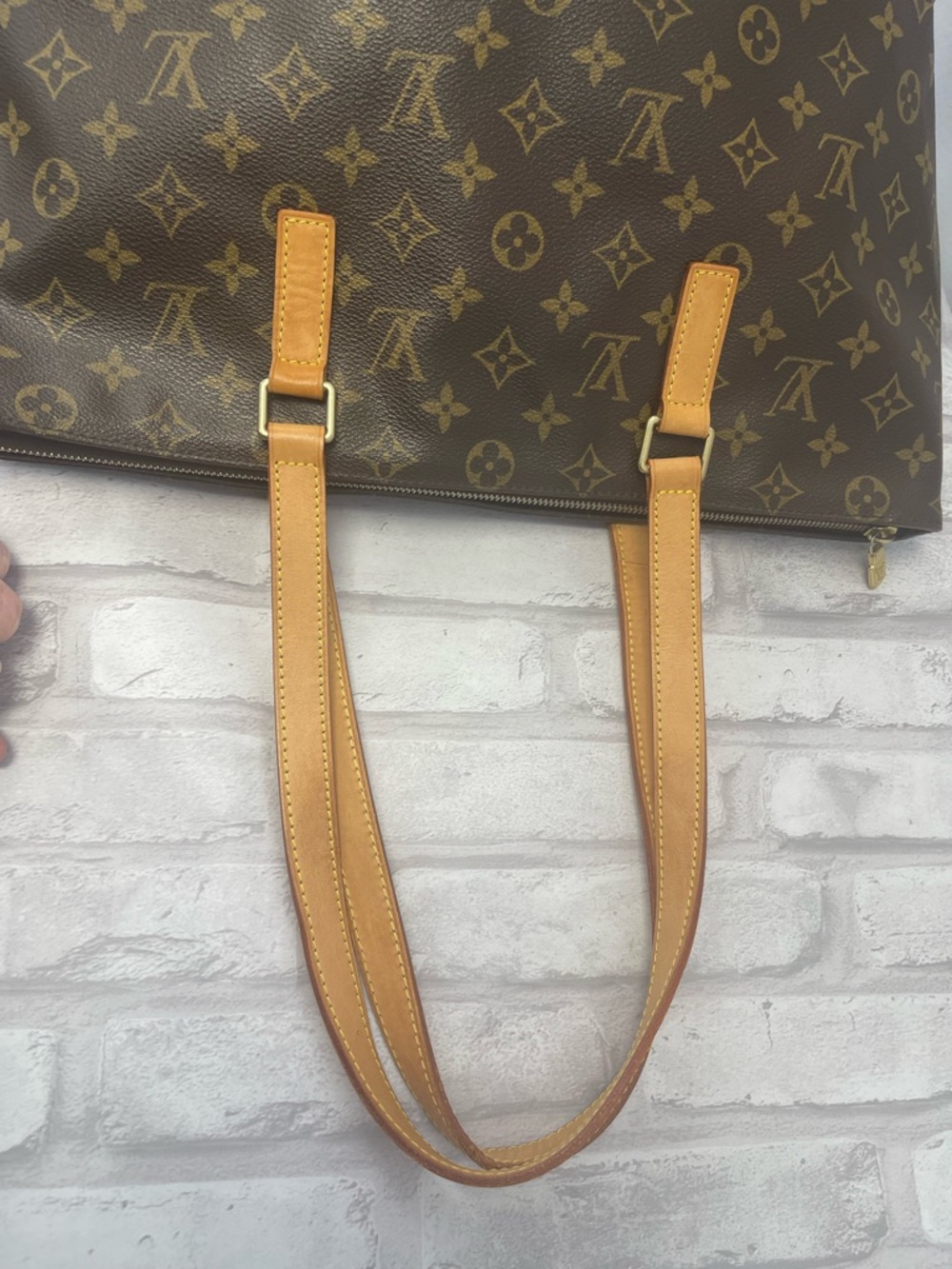 Louis Vuitton Vintage Monogram Coated Canvas Cabas Mezzo Tote - Preowned - Picture 10 of 16